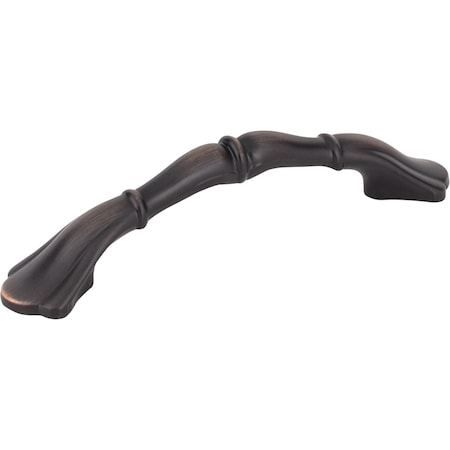 Elements 3" Center-to-Center Brushed Oil Rubbed Bronze Gatsby Cabinet Pull 3308DBAC